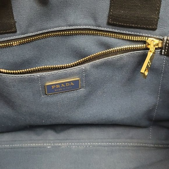 Prada RARE AUTHENTIC St. Venez Canapa Tote * - Picture 4 of 14